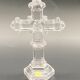 Lead Crystal Cross with rounded edges Made in Germany 🌟