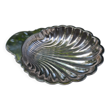 Silver-plated shell-shaped bowl/dish/vegetable dish