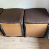 Lot 6 fauteuils tissu en polystyrène rigide année 50/60
