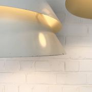 Pair of Zone Pendant Lights in gray, Jo Hammerborg for Fog & Mørup, 1960s
