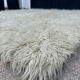 Large Scandinavian Rya rug wool from the 1960s.