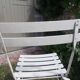 Set of 3 folding garden chairs