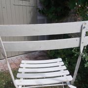 Set of 3 folding garden chairs