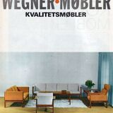 1960s, Danish design by H.J.Wegner, 3 seater sofa model CH 163.