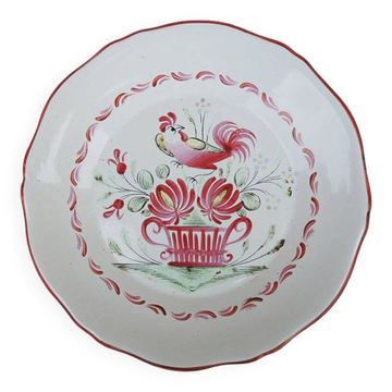 Old St Clément plate 64: rooster on basket