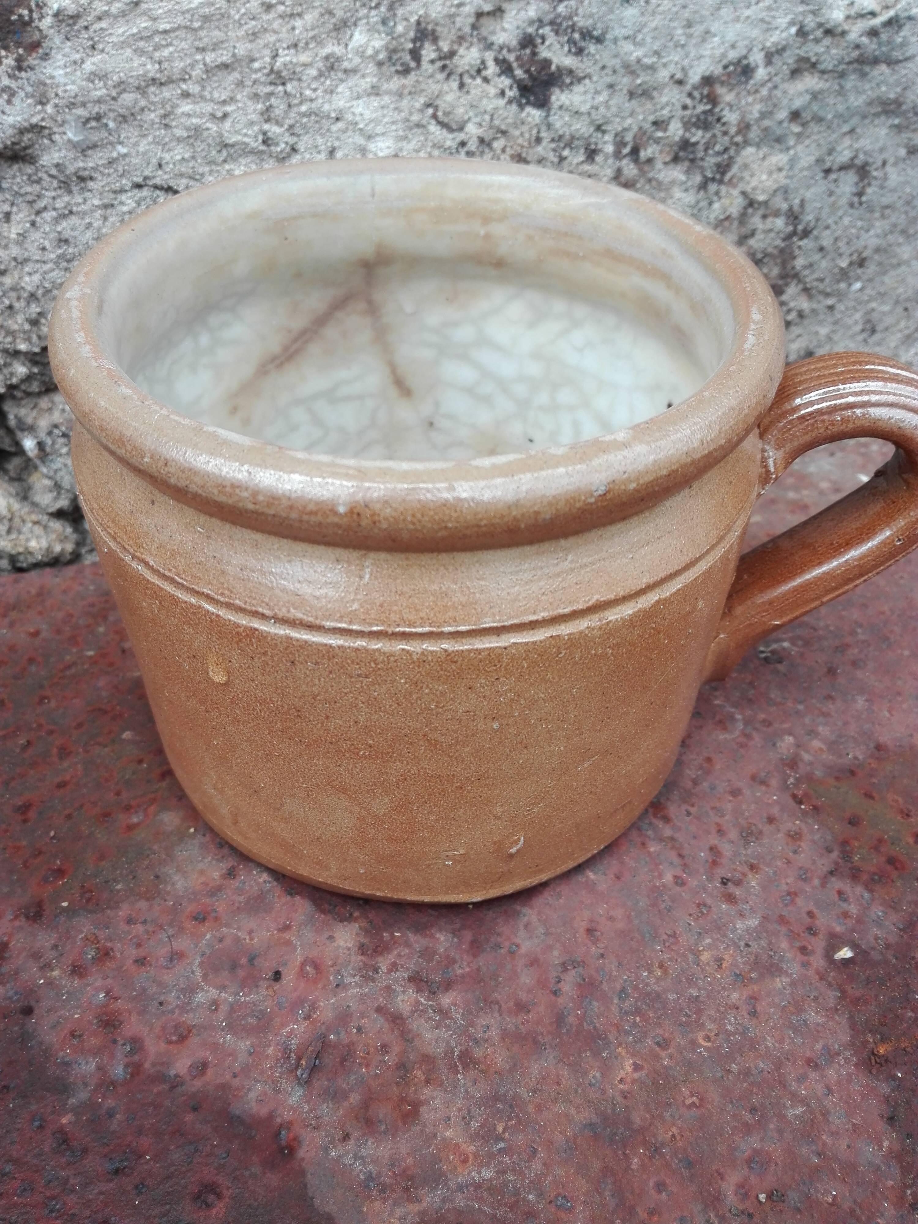 Stoneware rillette pot