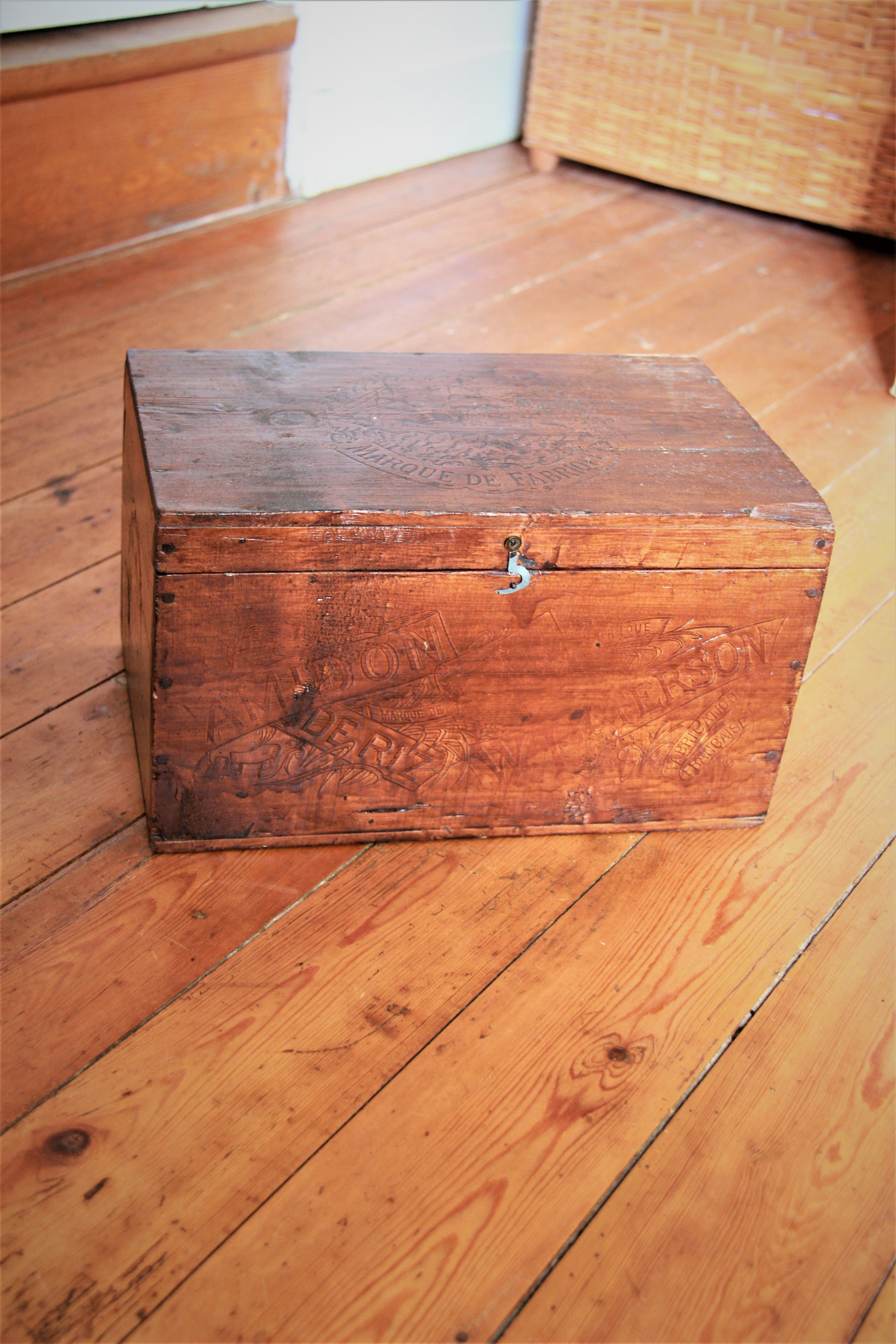 Wooden toy box
