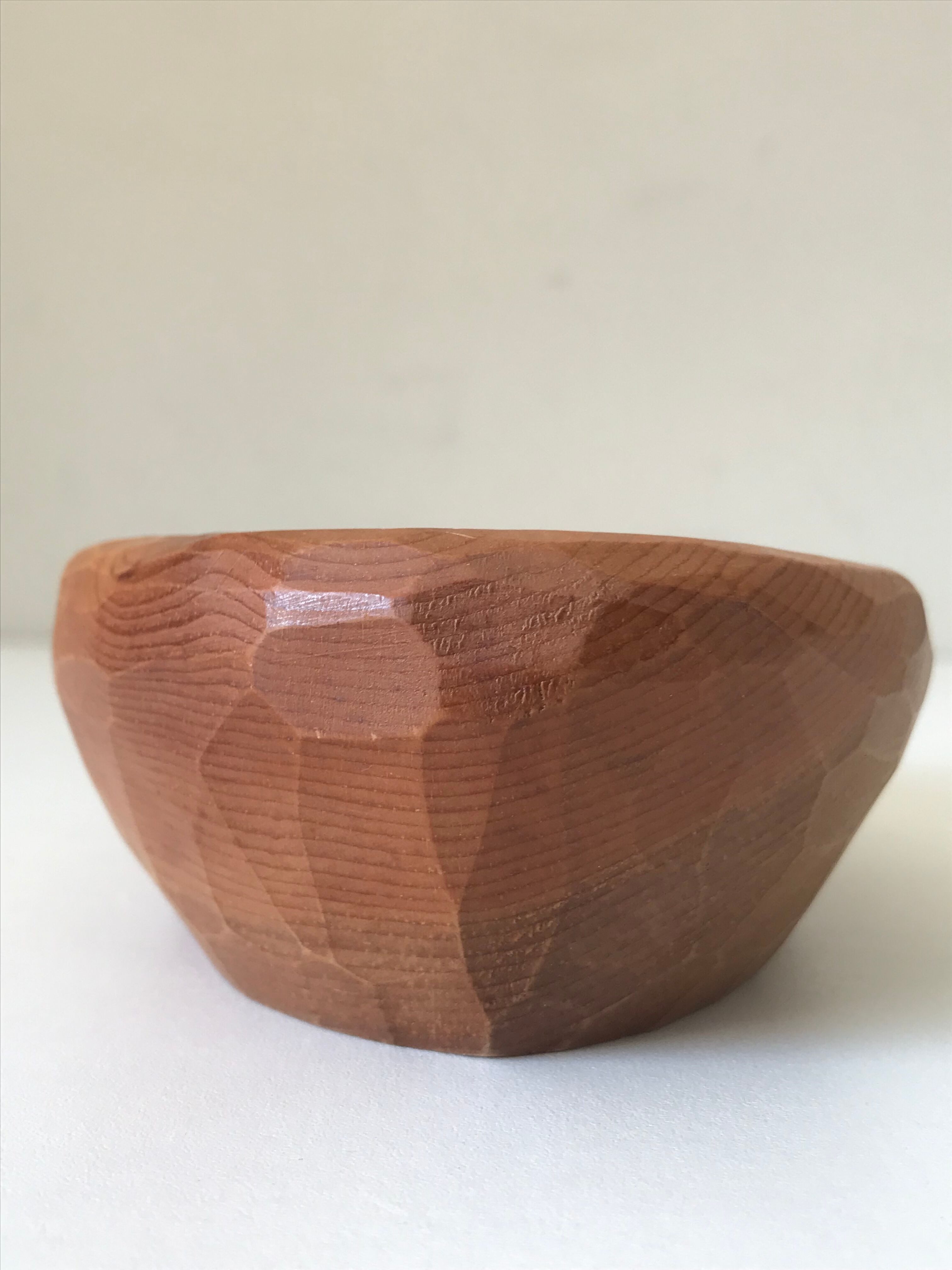 Cup cut with vintage gouge years 70