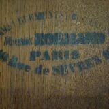 Important library stamped from the Louis Philippe period in mahogany / early
