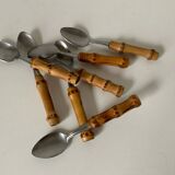 Small bamboo spoons