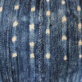 Cushion cover in vintage indigo fabric