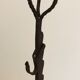 Pair of wrought iron landiers. french work ,seventeenth century