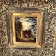 HEINRICH BERGER, original oil painting framed, landscape image