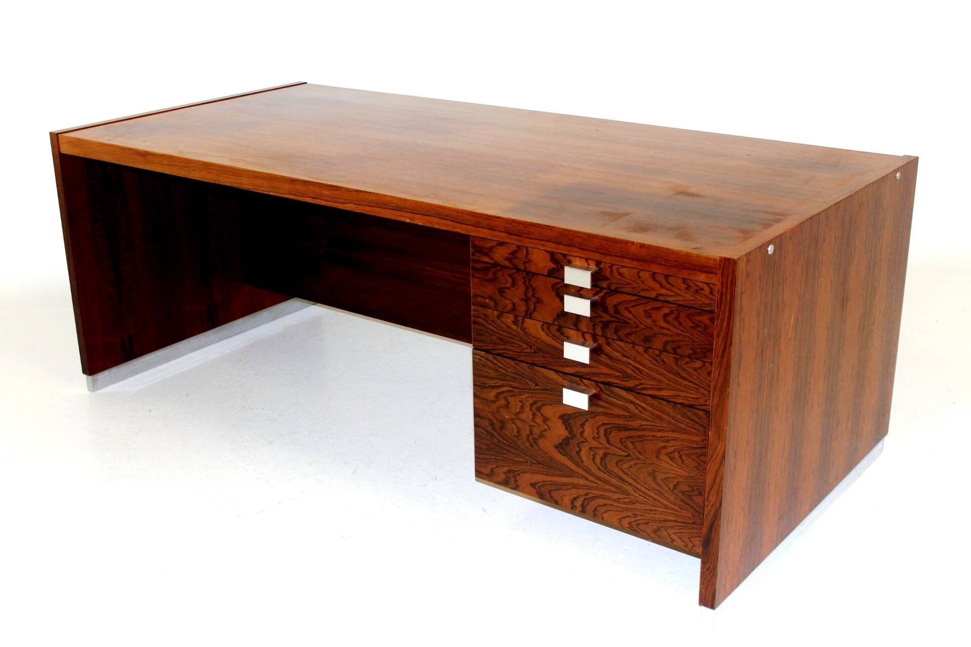 Rosewood desk, Isku, Finland, 1960