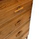 Vintage pine secretaire workstation desk, 1980s design