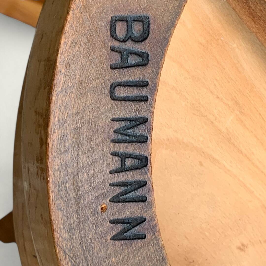 Pair of Baumann rotating screw chairs 1960