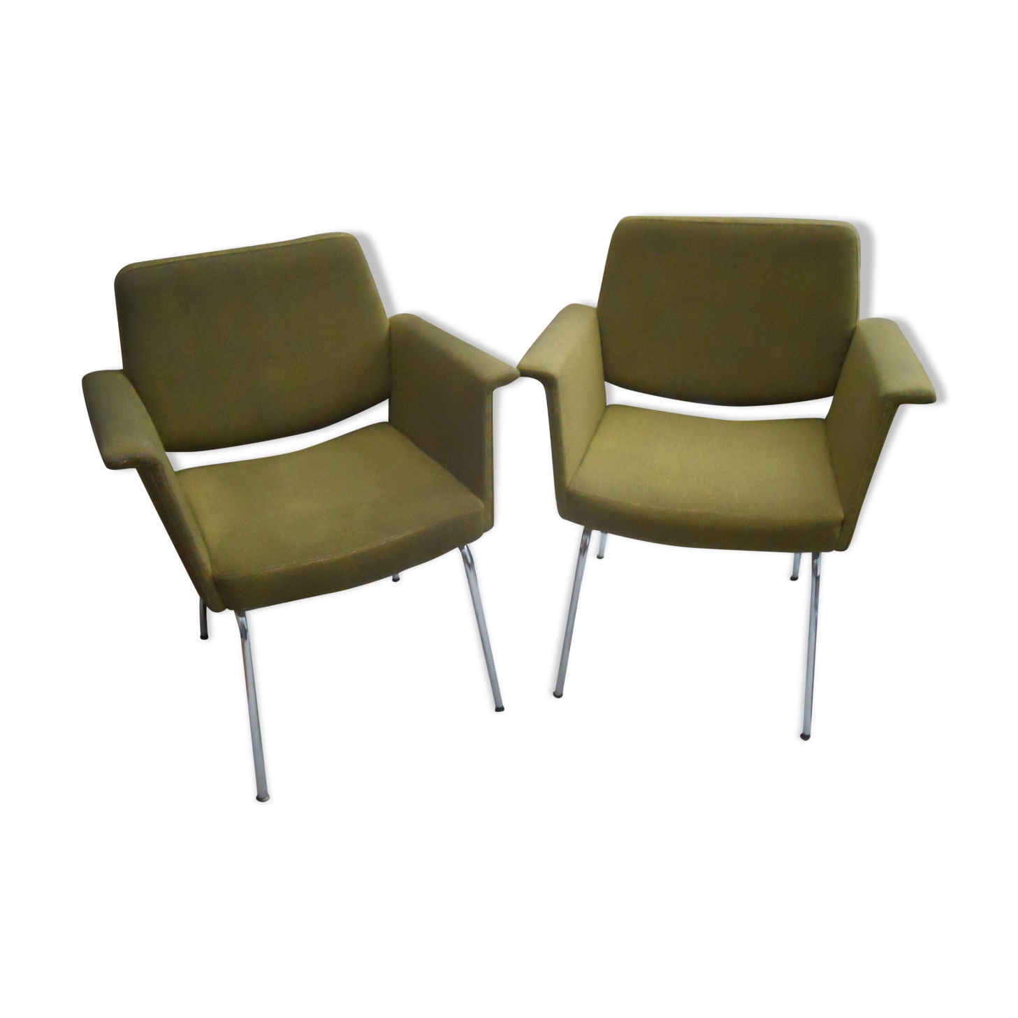 Paire de fauteuils vintage
