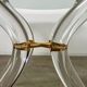 Venice model round dining table from Madelia by Paris Altuglas foot