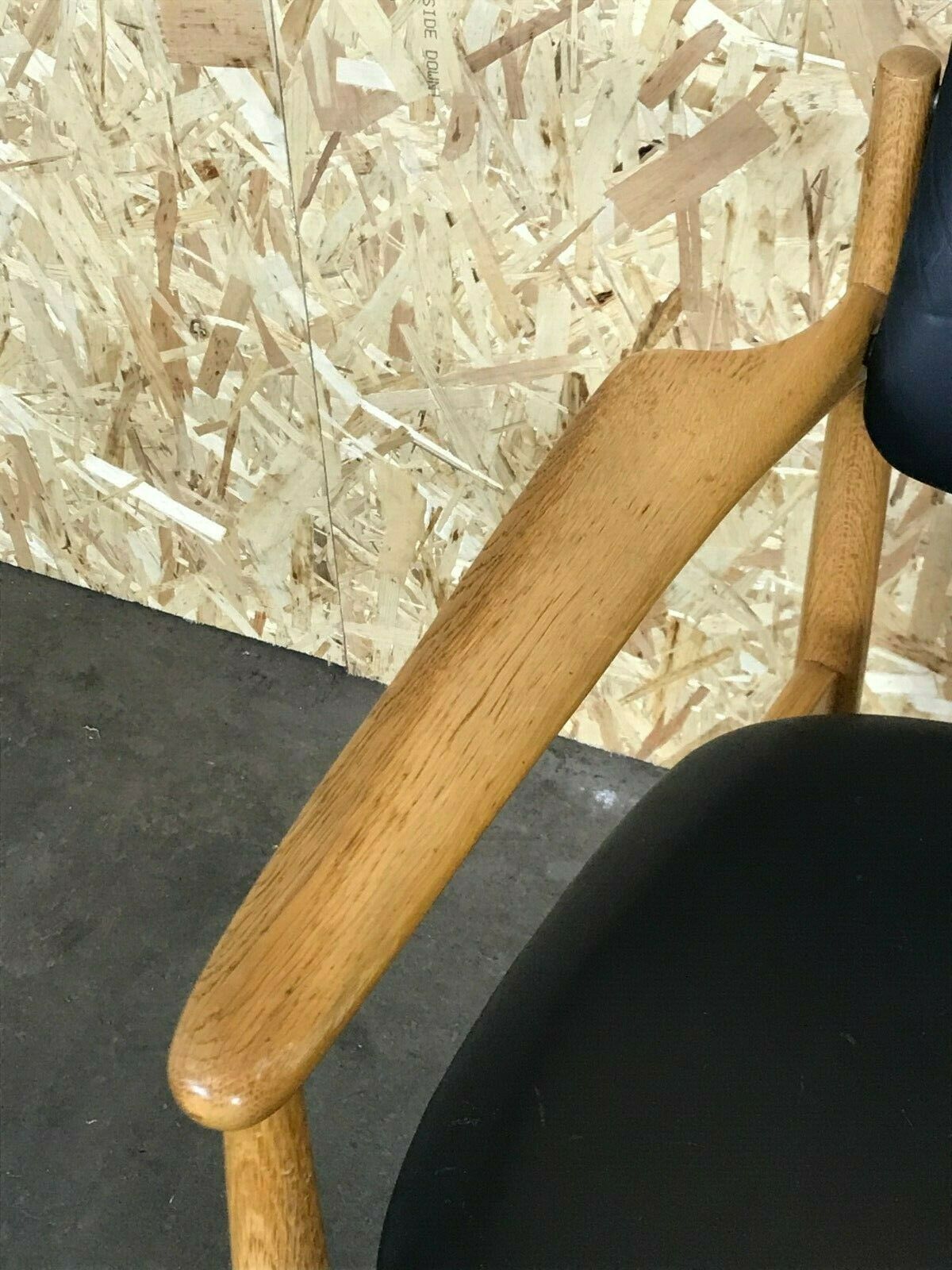 Danish armchair oak Eiche Denmark 60s