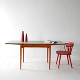 Swedish vintage extendable dining table,1950s