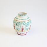 Mediterranean vase with reliëf by Fratelli Fanciullacci, Italy