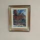 Original Swedish Oil on Panel – “Castle Behind Trees” by K. Gustaf Strandgers – Signed – Vintage & Framed