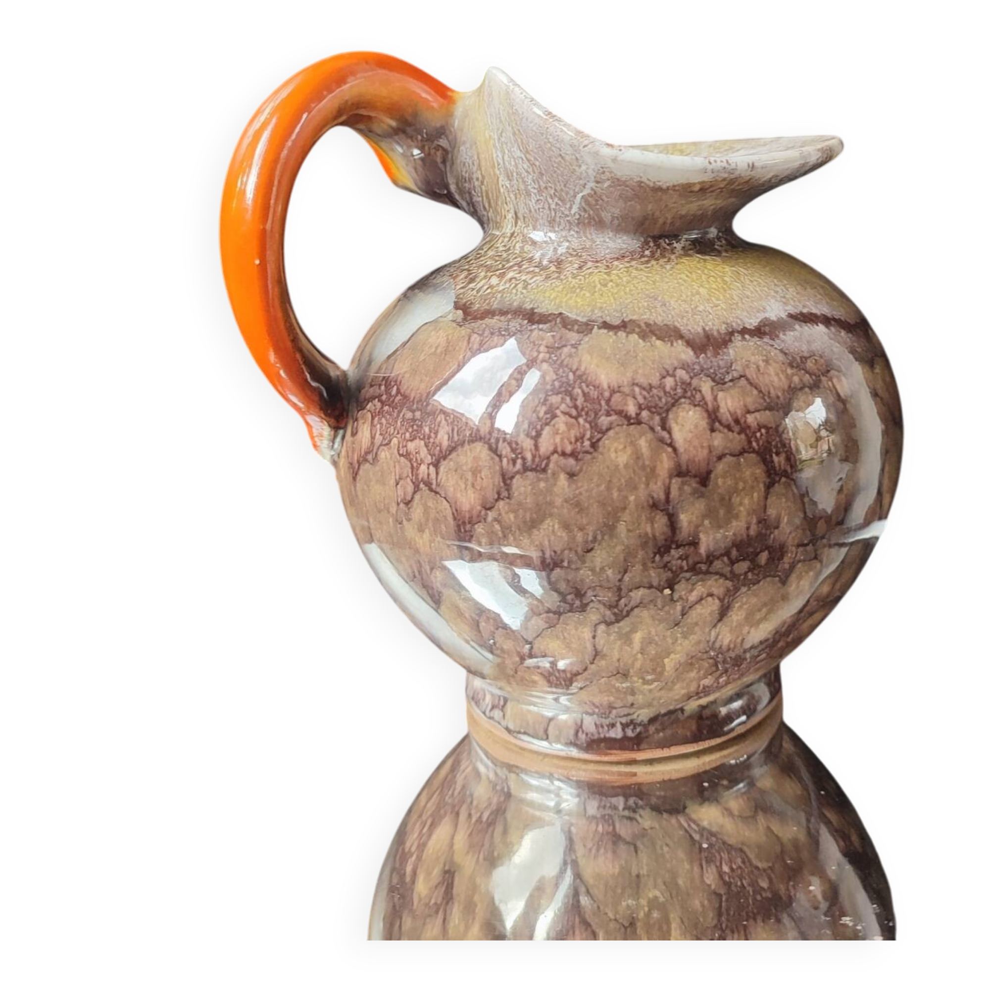 Ceramic pitcher by Roberto Rigon for Bertoncello, 1960s-70s
