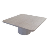 Kalia Square Coffee Table – Natural Travertine