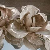 Vintage gold floral mirror