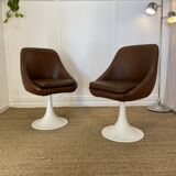 Duo armchairs 70s Space Age