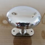 Patère murale, porte manteau en métal chromé, minimaliste, années 60 70