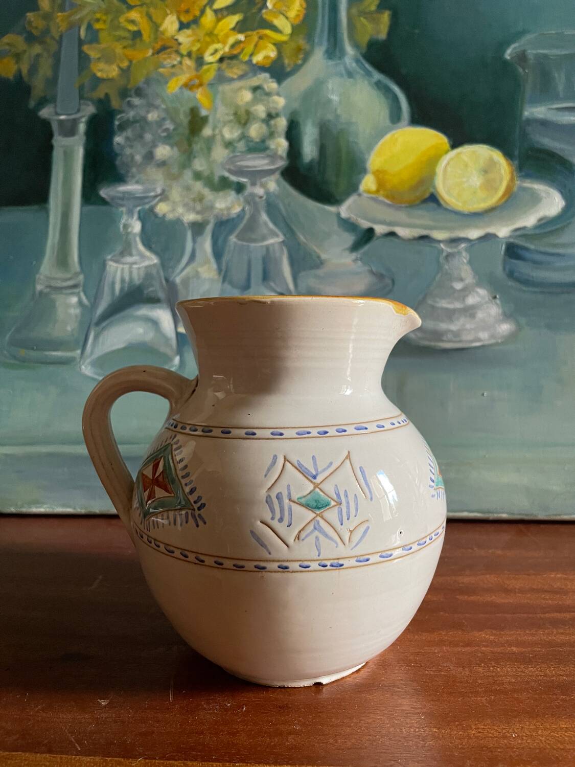 Pichet vintage en céramique