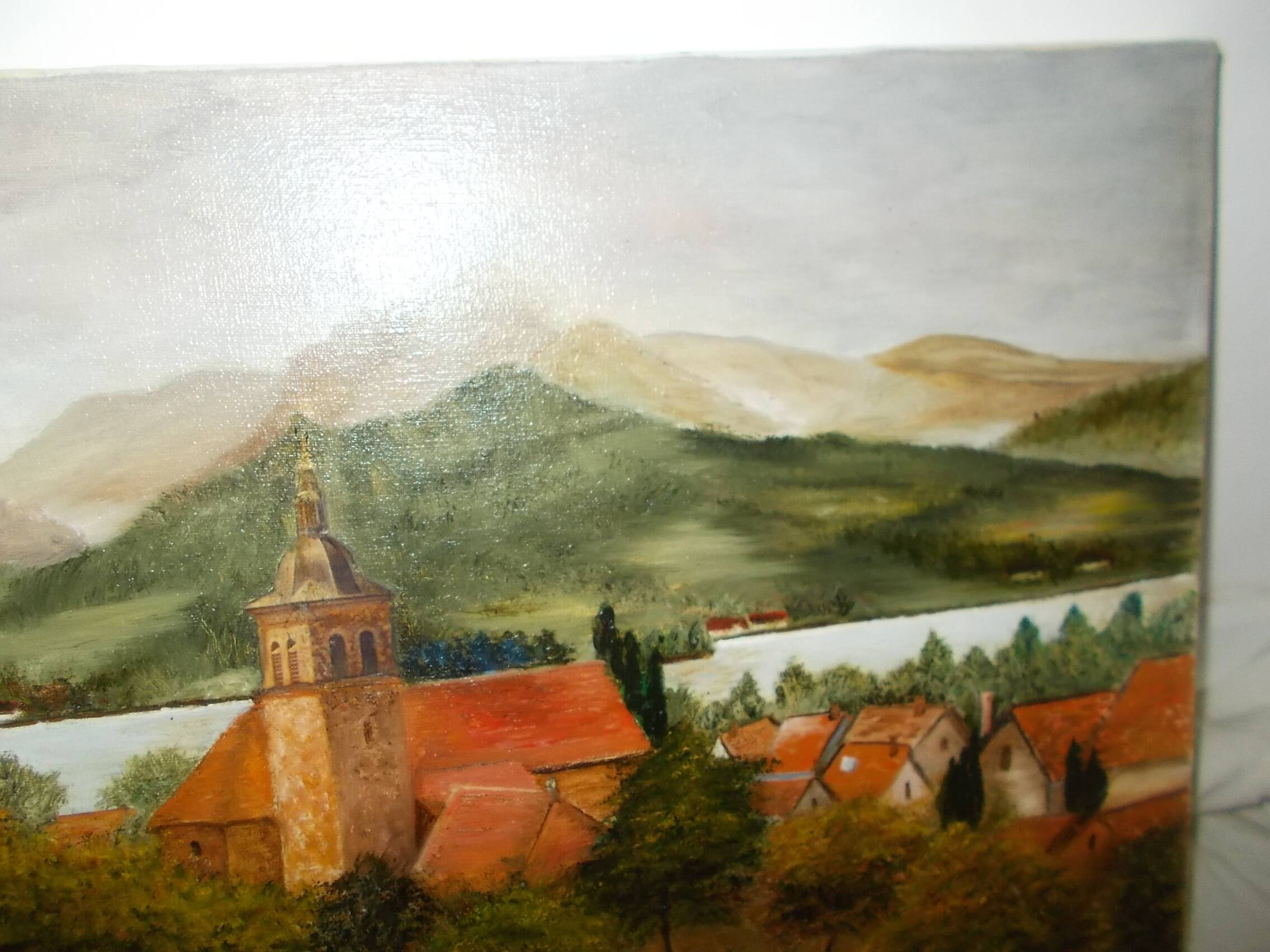 Oil painting landscape