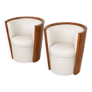 Paire de fauteuils Art