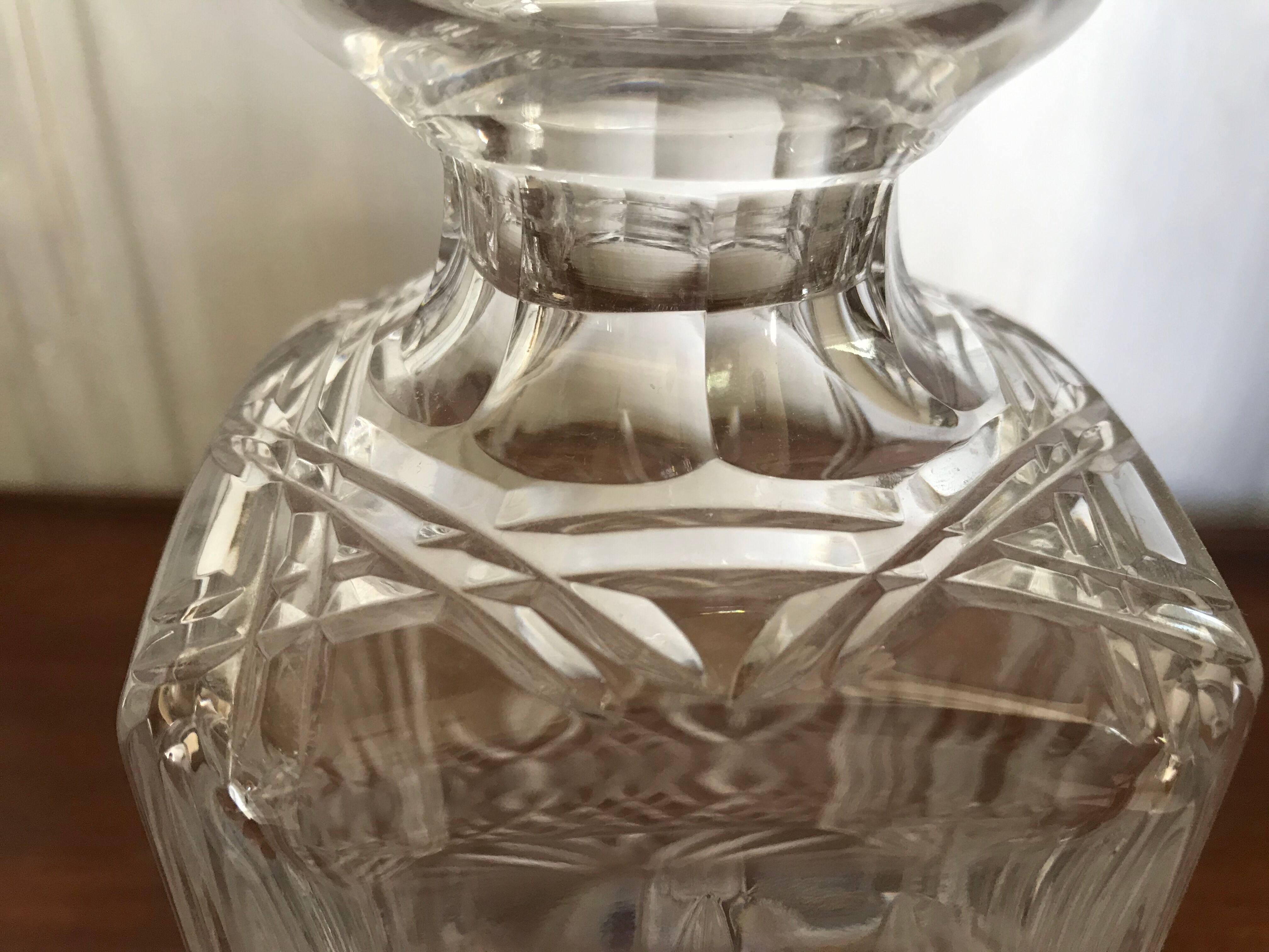 Crystal whisky carafe