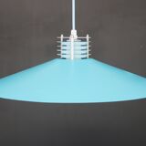 Unique colorful danish design lamp in  blue colors