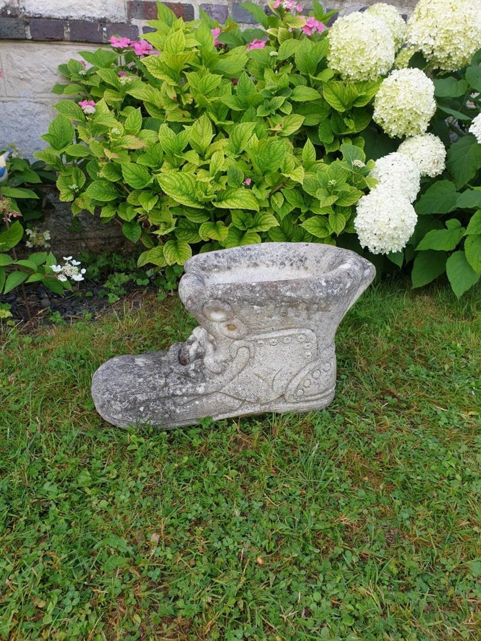 Jardinière chaussure pot de fleurs vintage