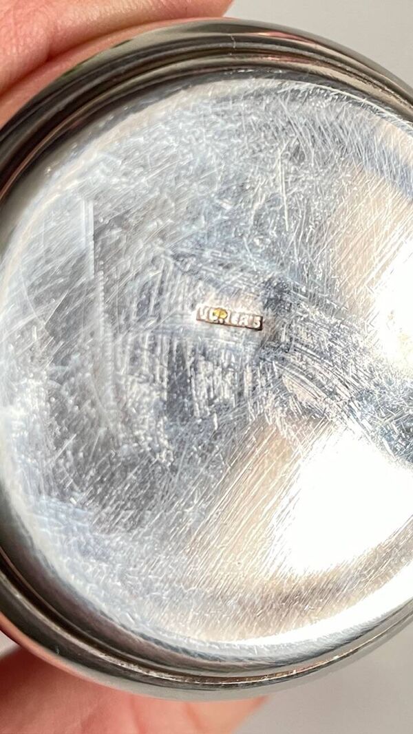 Verre et Rond de Serviette métal Argenté par UDNER