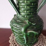 Grand vase en barbotine ancien