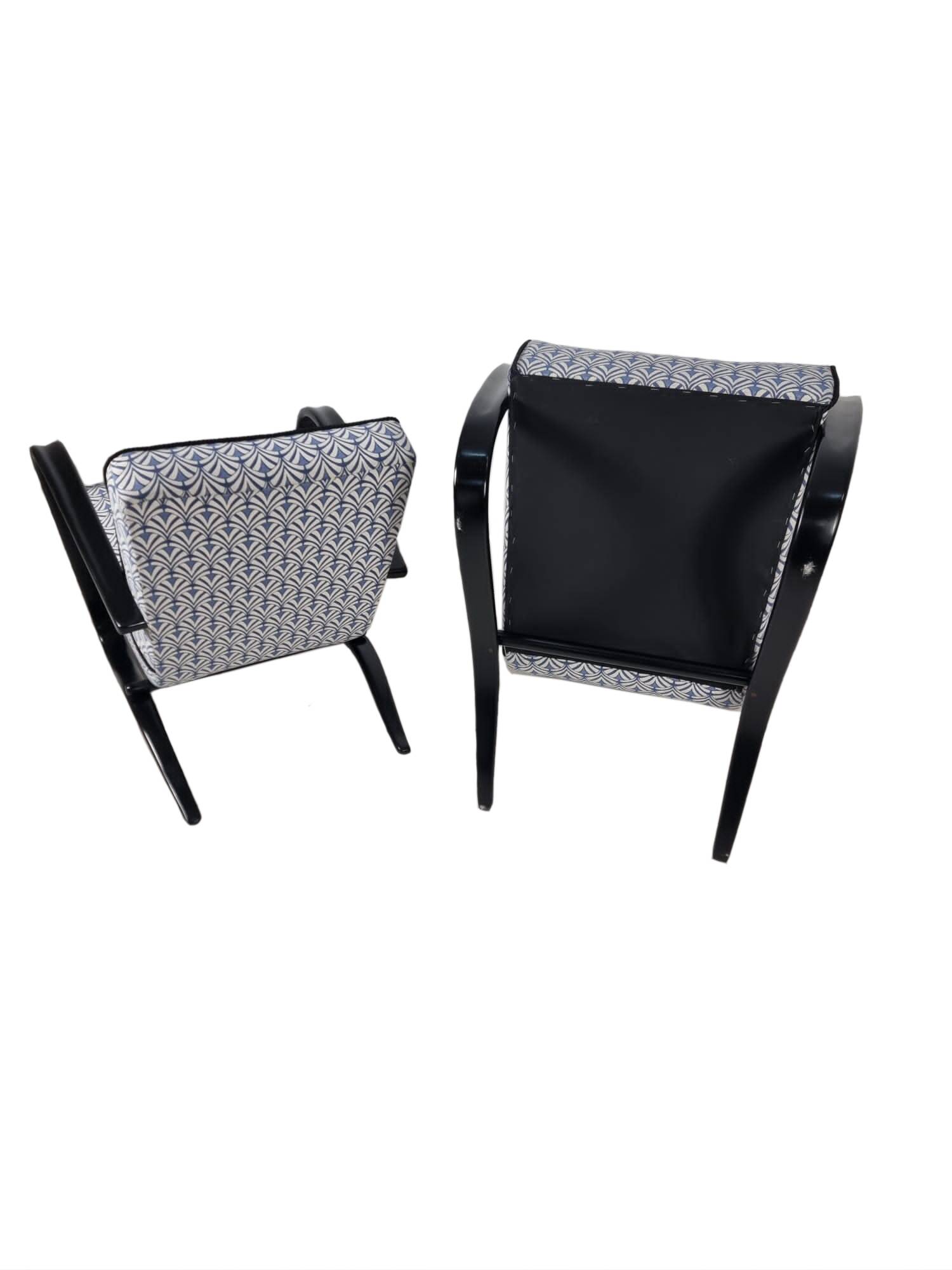H 269 Armchairs by Jindřich Halabala for Up Závody, 1940s, Set of 2