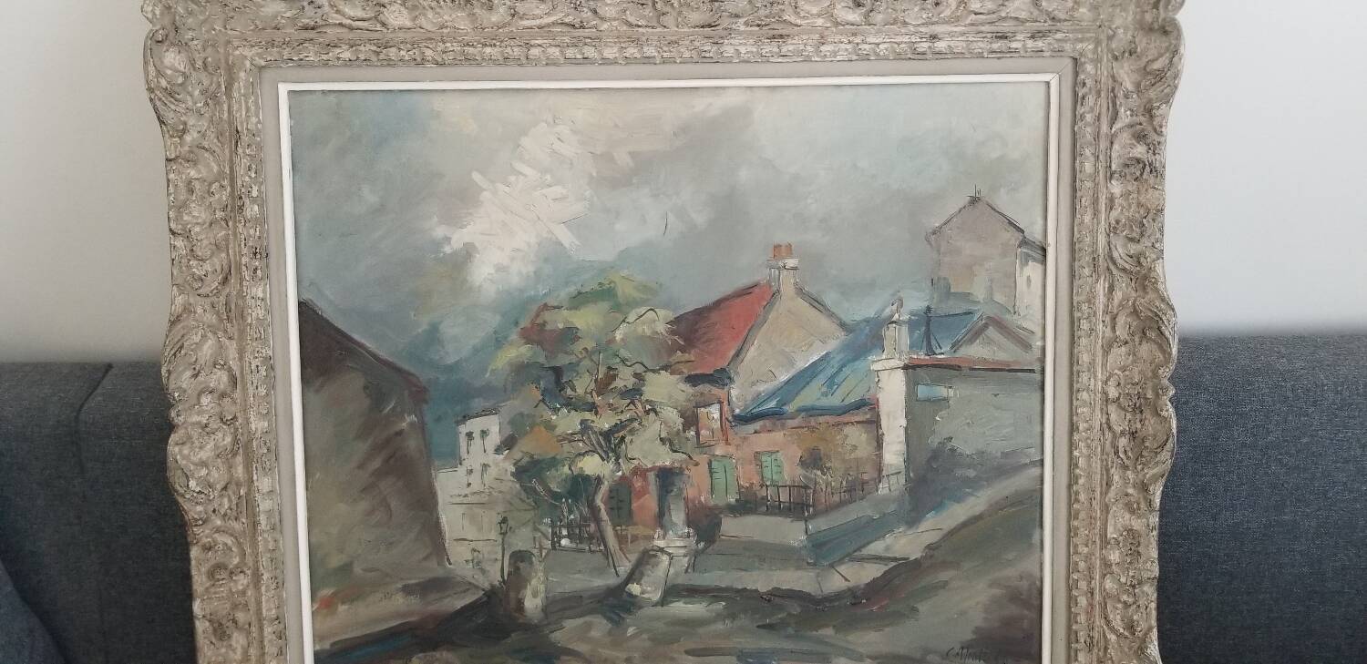 Claude aliotti (1925-1989) - oil on canvas - 54 x 65 cm