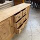 Workshop furniture made of fir.