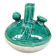 Gargoulette jug in glazed terracotta