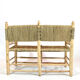 Banquette marocain en bois et corde
