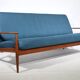 Canapé design Grete Jalk pour France & Son, teck, années 1960