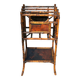 Natural Bamboo Magazine Racks, Stained, 19th Century Period
