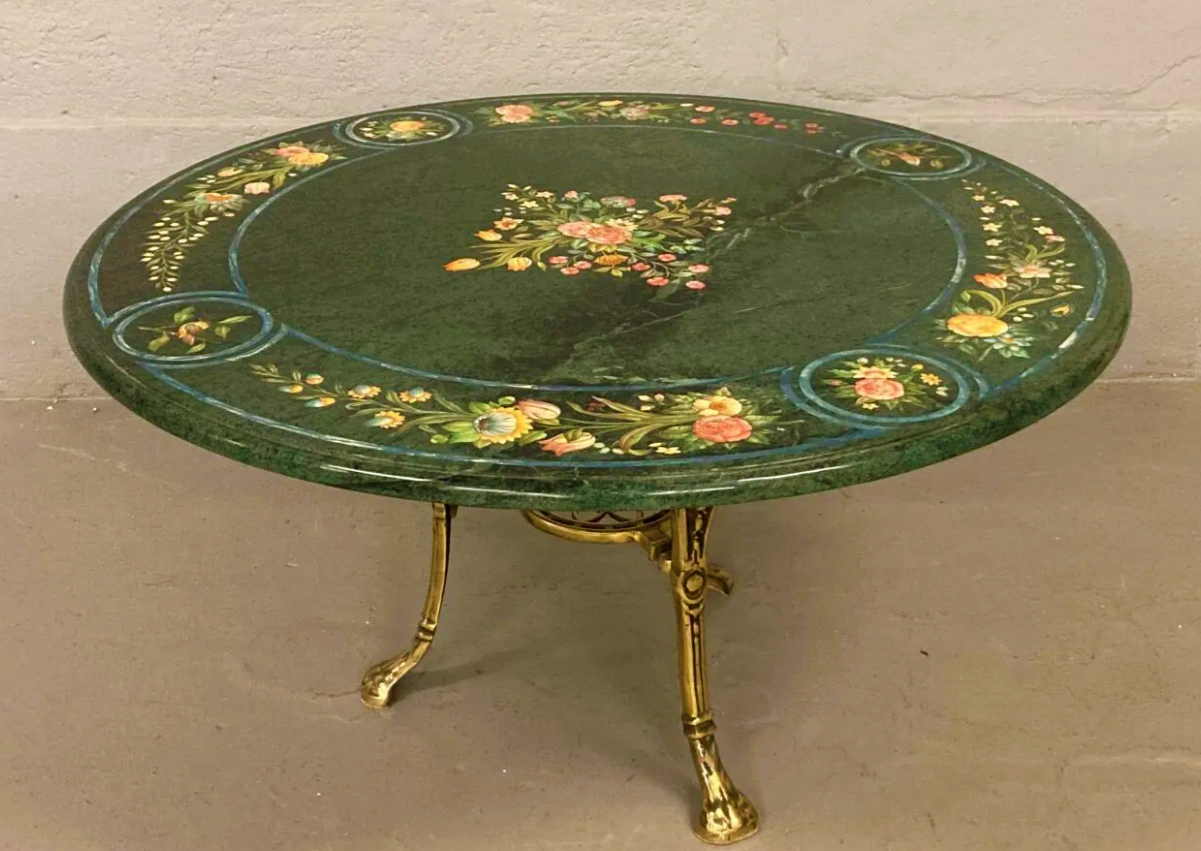 Great Italian table Scagliola