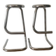 1 lot of 2 paperclip stools K 700 chrome