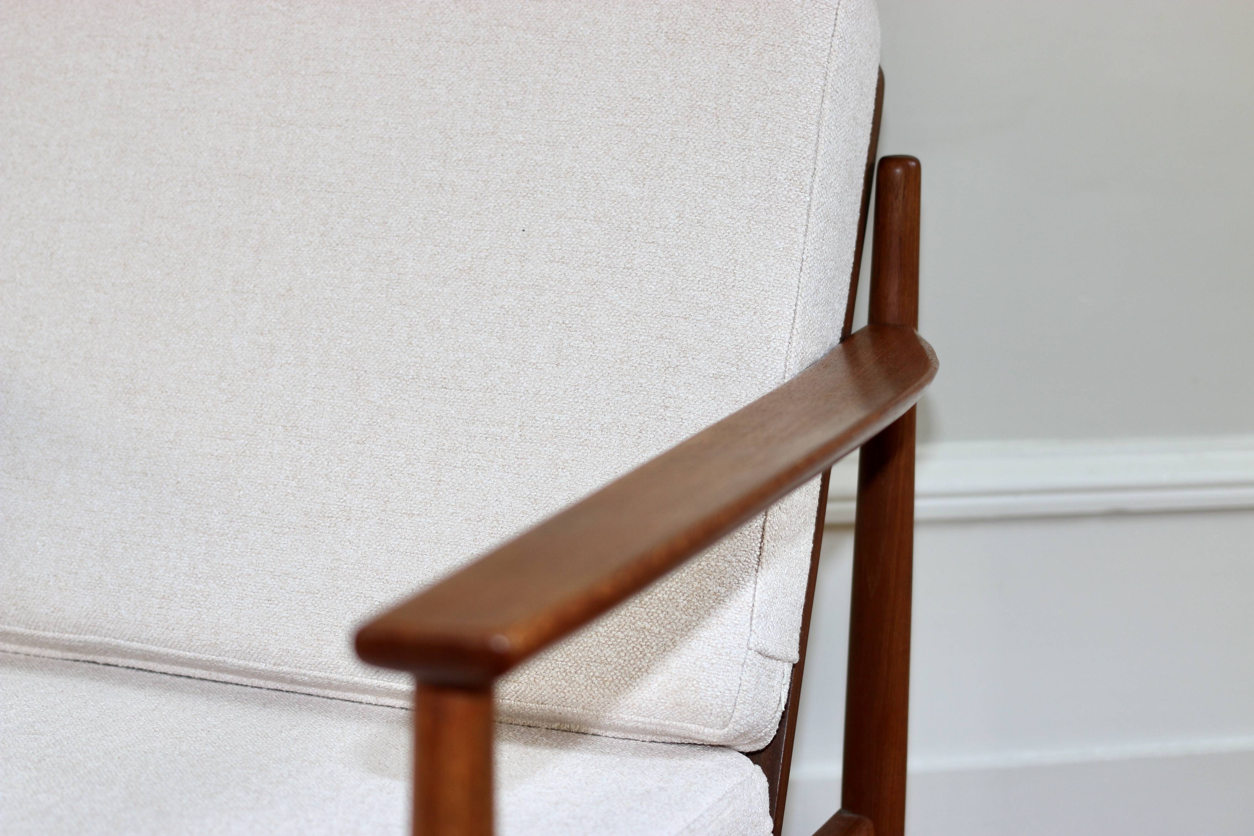 Vintage Scandinavian teak armchair, 1960