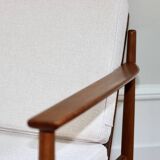 Vintage Scandinavian teak armchair, 1960